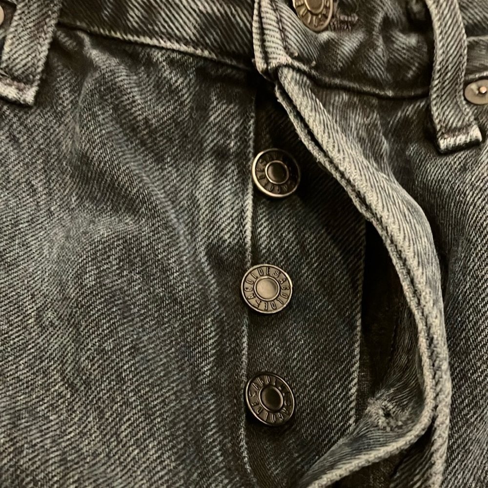 Agolde Riley Jeans 26 washed black - Picture 7 of 13